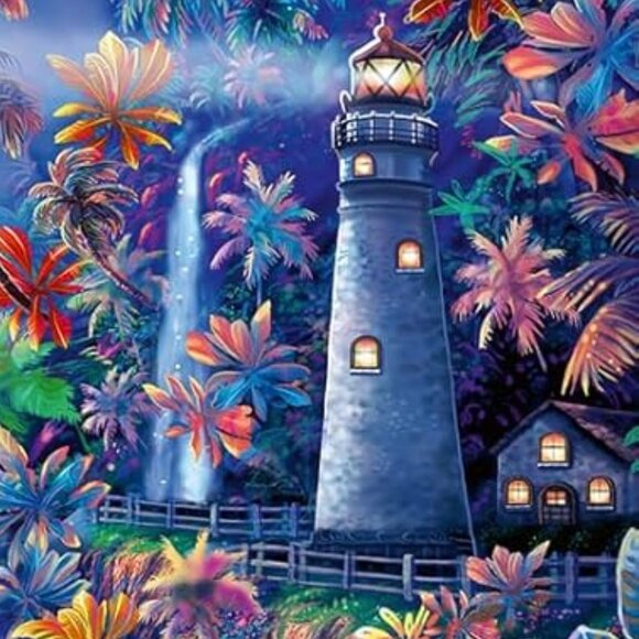 New sealed Ravensburger 500pcs Puzzle-Magical Moonlight Glow in Dark Puzzle - Picture 11 of 16